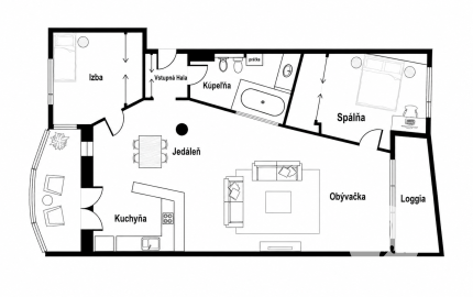116 m² priestoru v Ružinove + zimná záhrada, garáž, 30 m² sklad